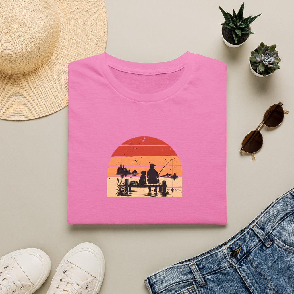 Gone Fishing…Brought the Dog –  Supersoft Unisex T-Shirt