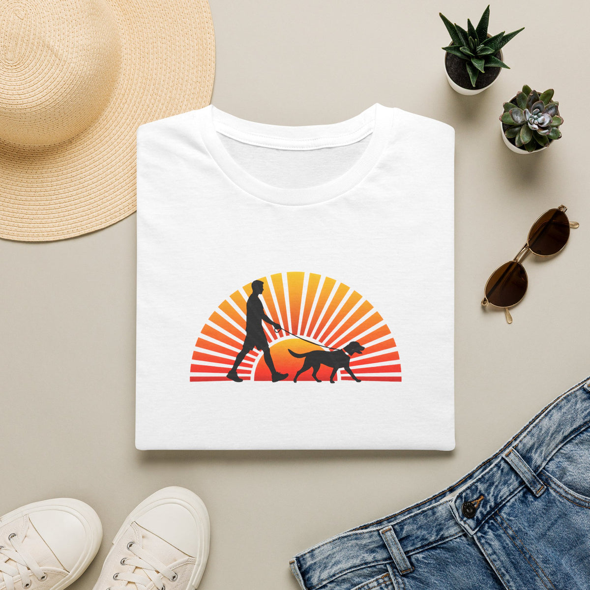 Walkies...Powered by the Dog –  Supersoft Unisex T-Shirt