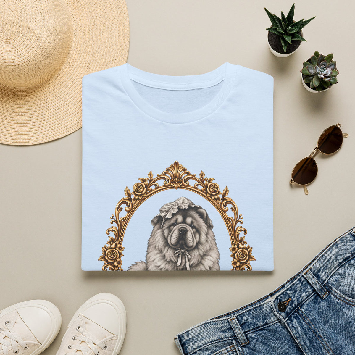 The Dowager Duchess of Fluff – Chow Chow - Supersoft Unisex T-shirt