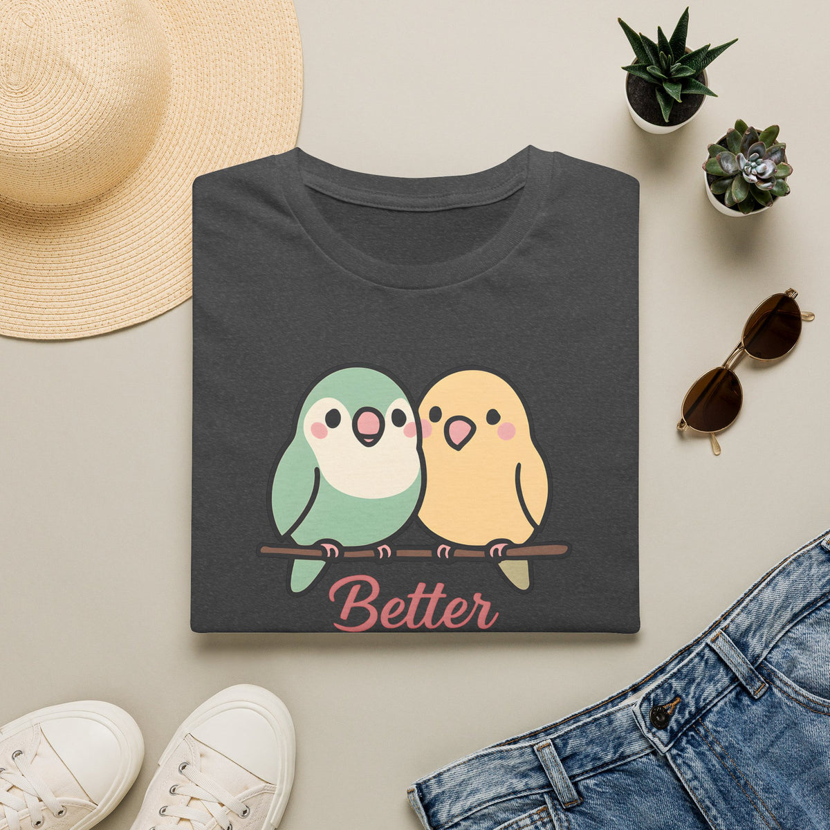 Better Together Birds –  Supersoft Unisex T-Shirt