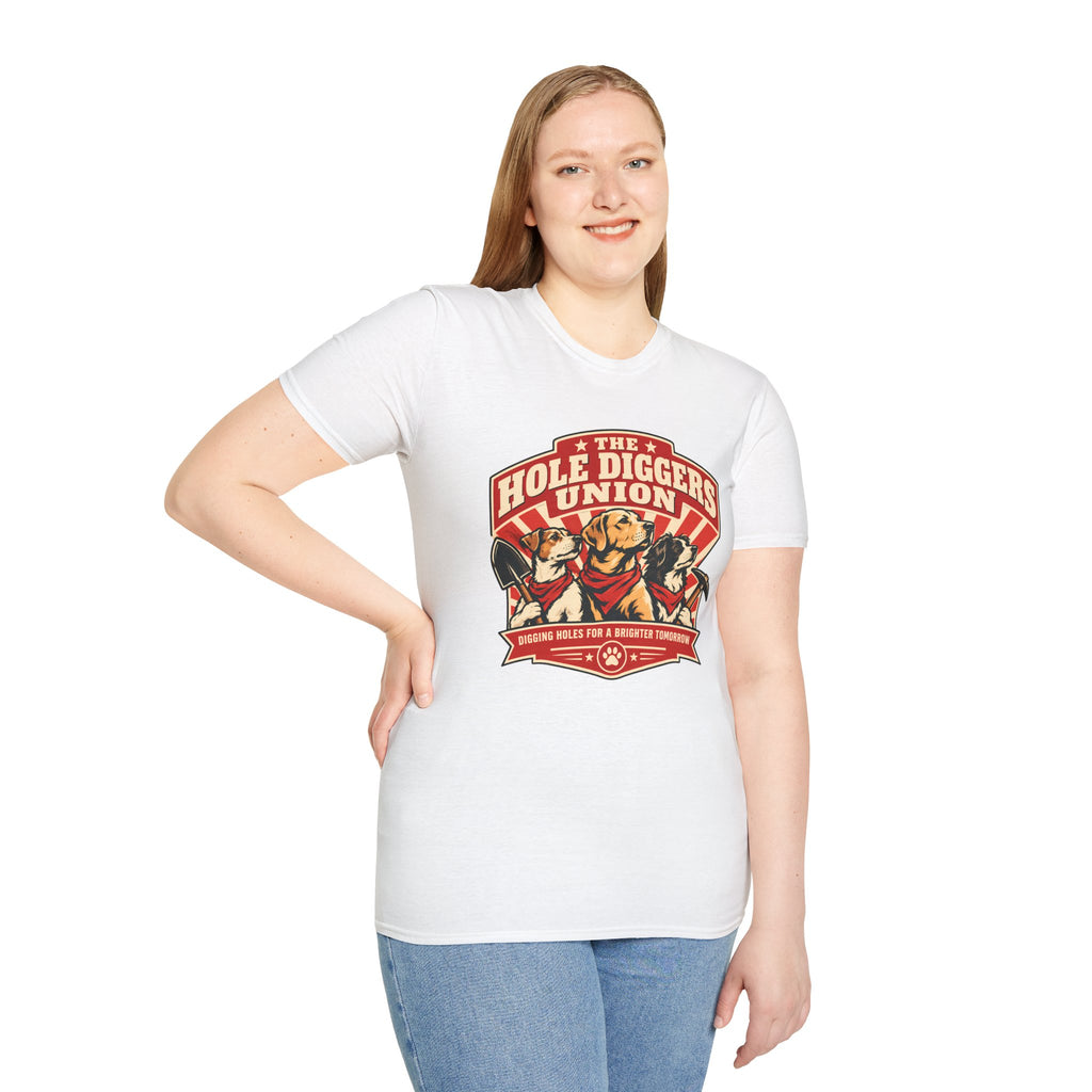 The Hole Diggers Union - Supersoft Unisex T-shirt