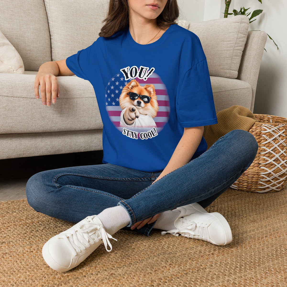 YOU!...Stay Cool! – Pomeranian - Supersoft Unisex T-shirt