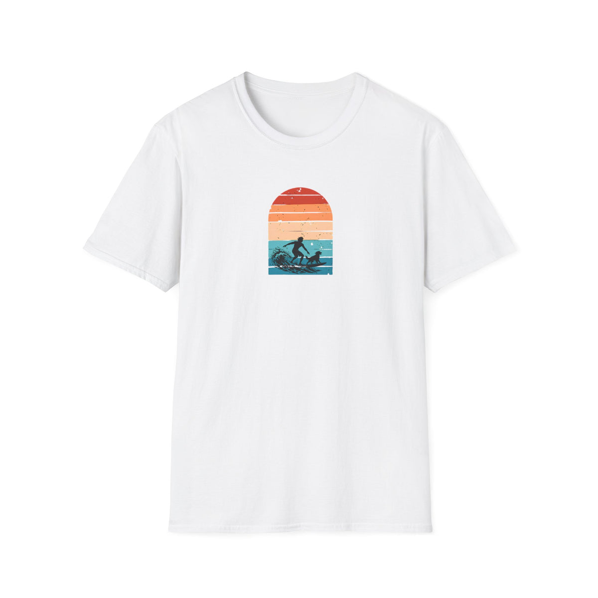 Surf’s Up...Dog On Board –  Supersoft Unisex T-Shirt