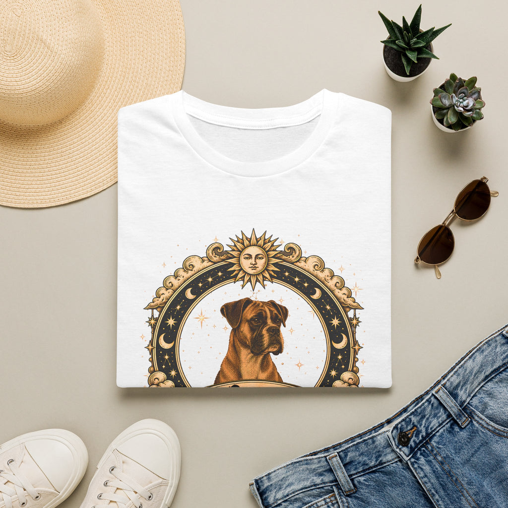 Zodiac Virgo Boxer - Dog Horoscope Star Sign - Supersoft Unisex T-shirt