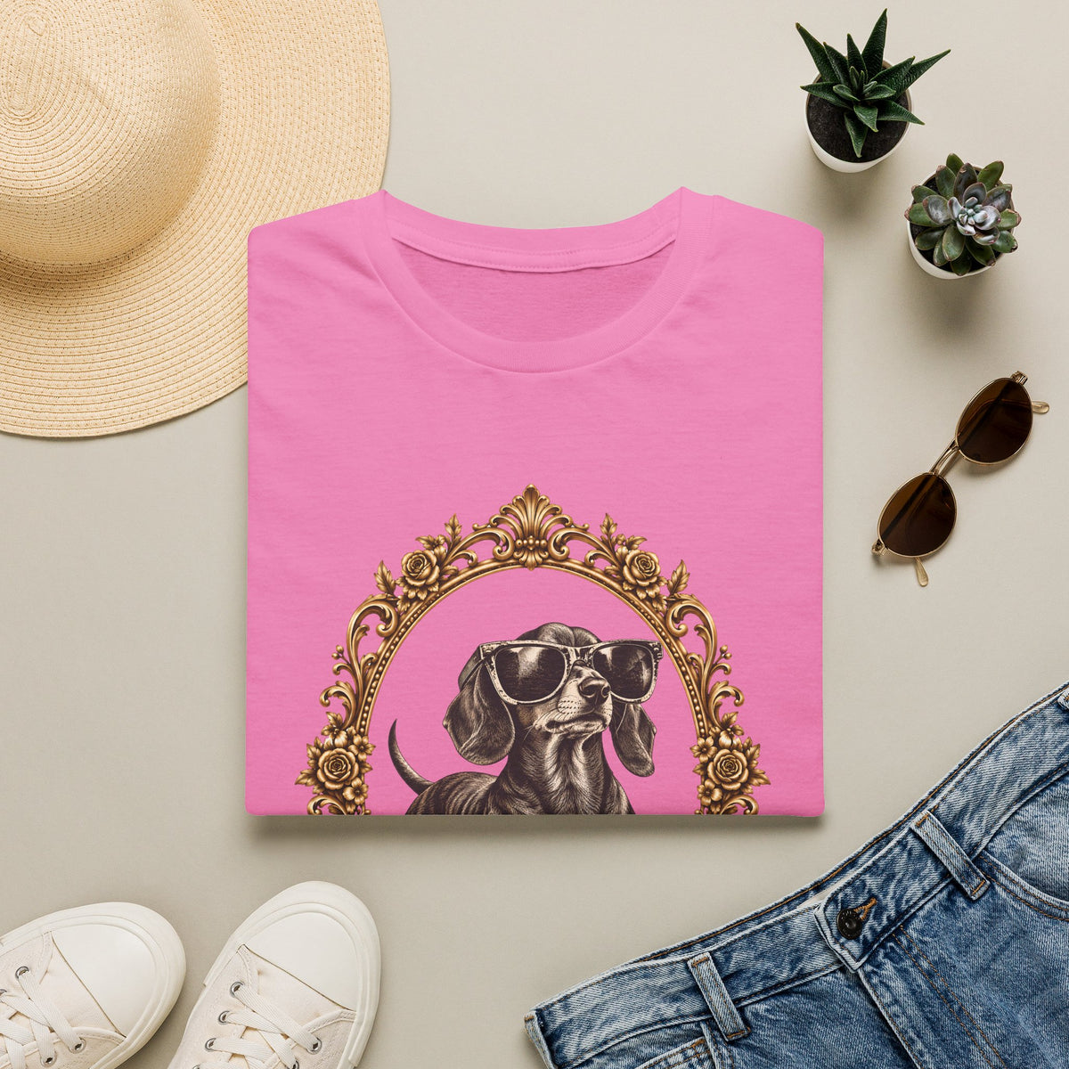 The Duke of Cool – Dachshund - Supersoft Unisex T-shirt