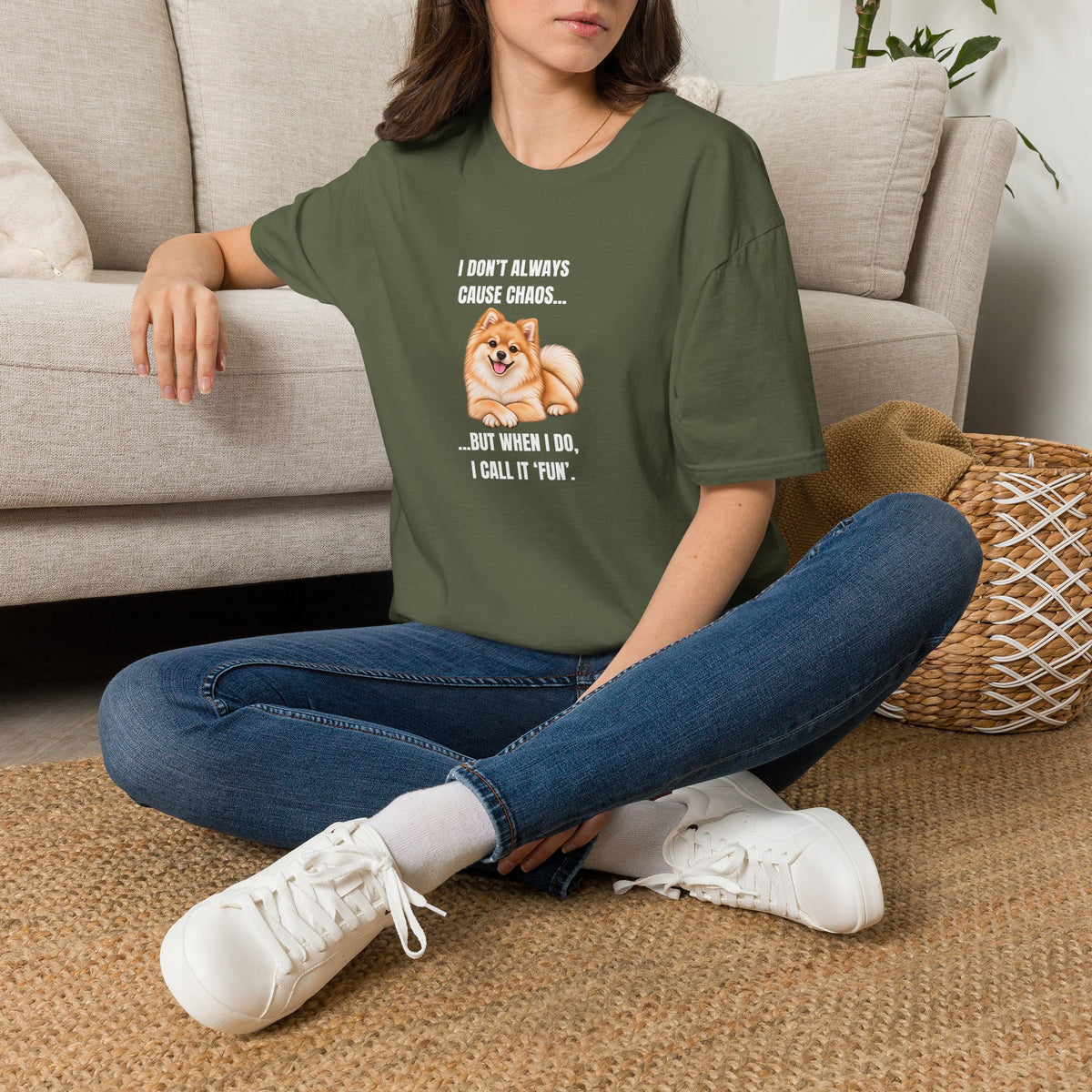 I Don’t Always Cause Chaos...But When I Do, I Call It ‘Fun’ - Pomeranian Supersoft Unisex T-Shirt