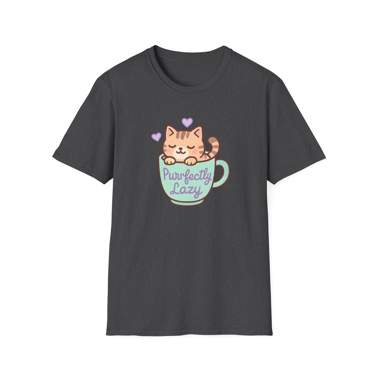 Purfectly Lazy Cat –  Supersoft Unisex T-Shirt