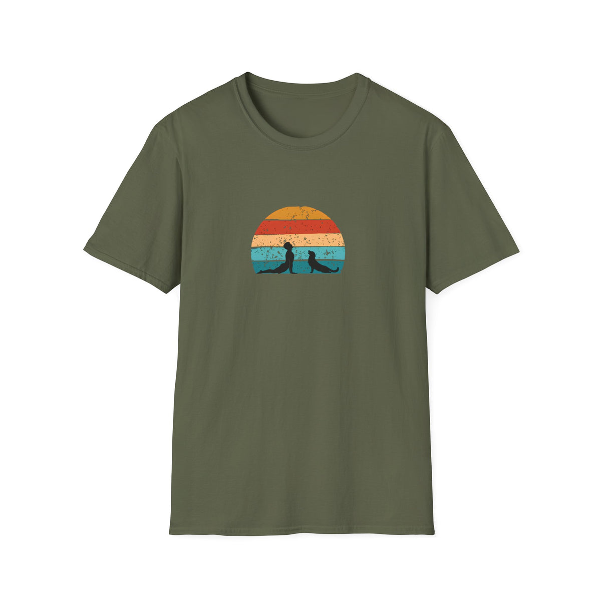 Downward Dog...With My Dog –  Supersoft Unisex T-Shirt