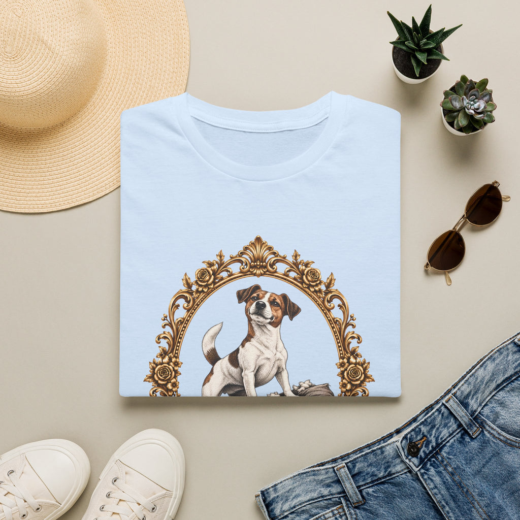Sir Jack of the Shredded Cushion – Jack Russell - Supersoft Unisex T-shirt