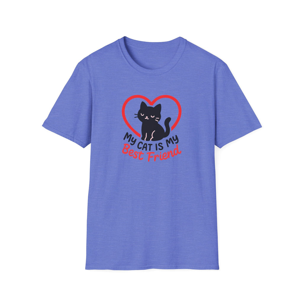 My Cat Is My Best Friend Cat –  Supersoft Unisex T-Shirt