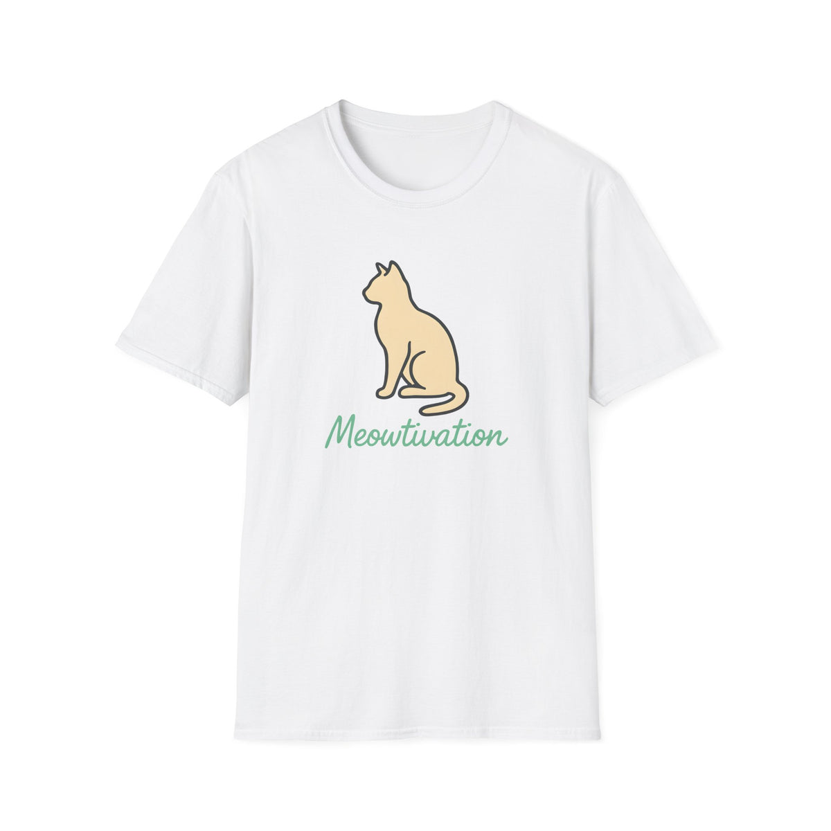 Meow-tivation Cat –  Supersoft Unisex T-Shirt