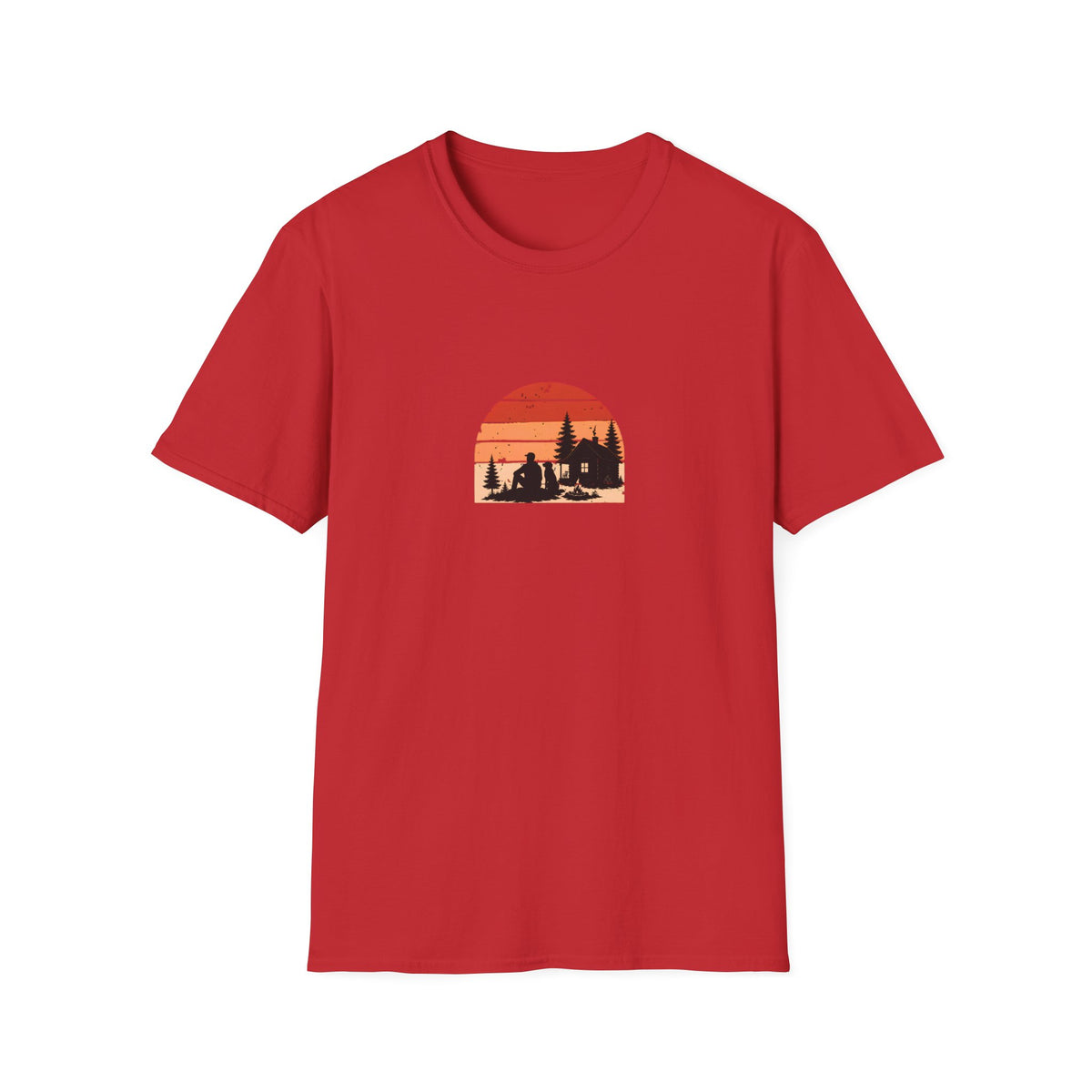 Cabin, Campfire & My Best Friend –  Supersoft Unisex T-Shirt