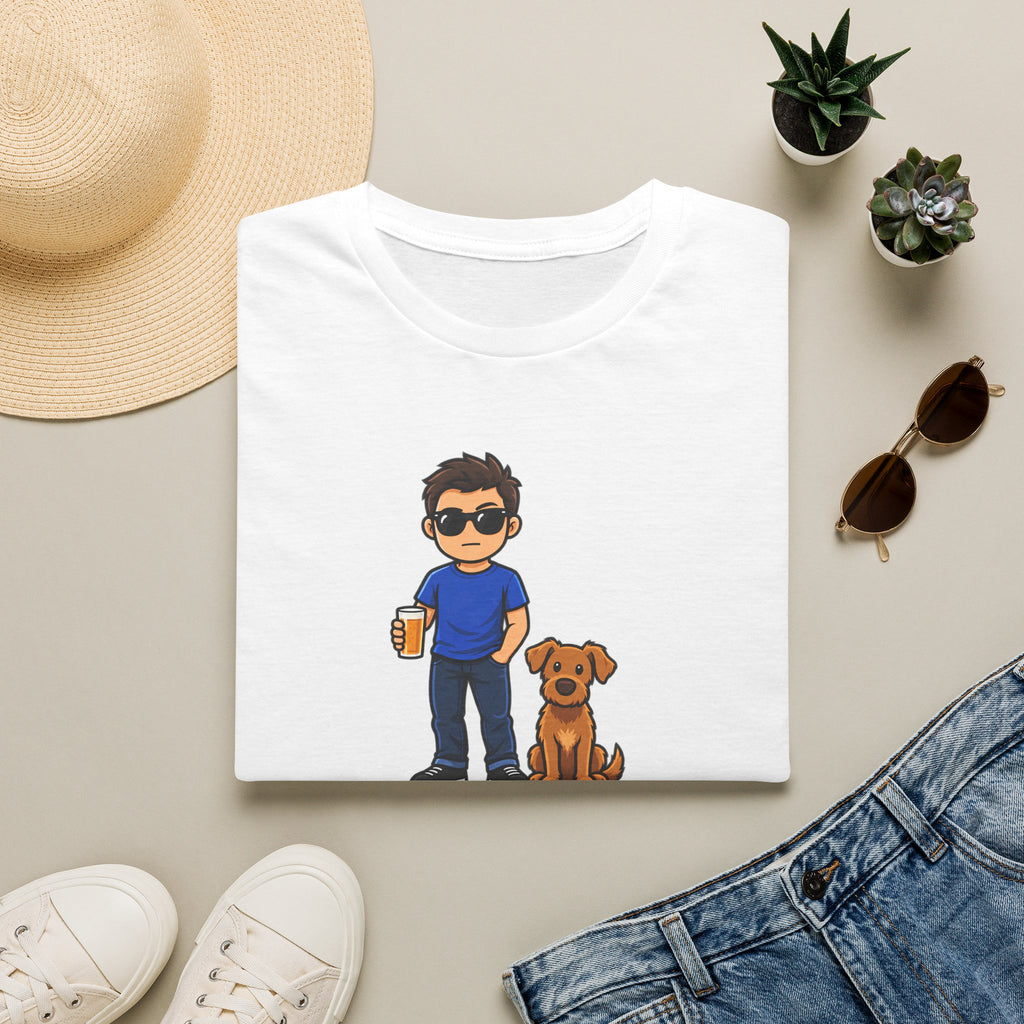 Beer, Dogs and Dudes - My Kind of Social Life - Supersoft Unisex T-shirt