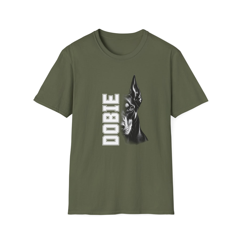 Doberman On Duty - Supersoft Unisex T-shirt