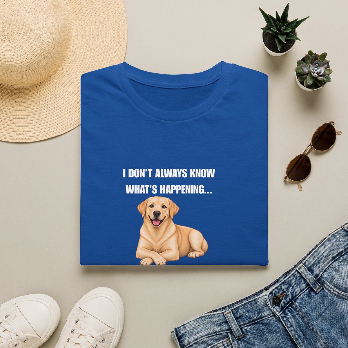 I Don’t Always Know What’s Happening...But When I Do, I’m Still Confused - Labrador Supersoft Unisex T-Shirt