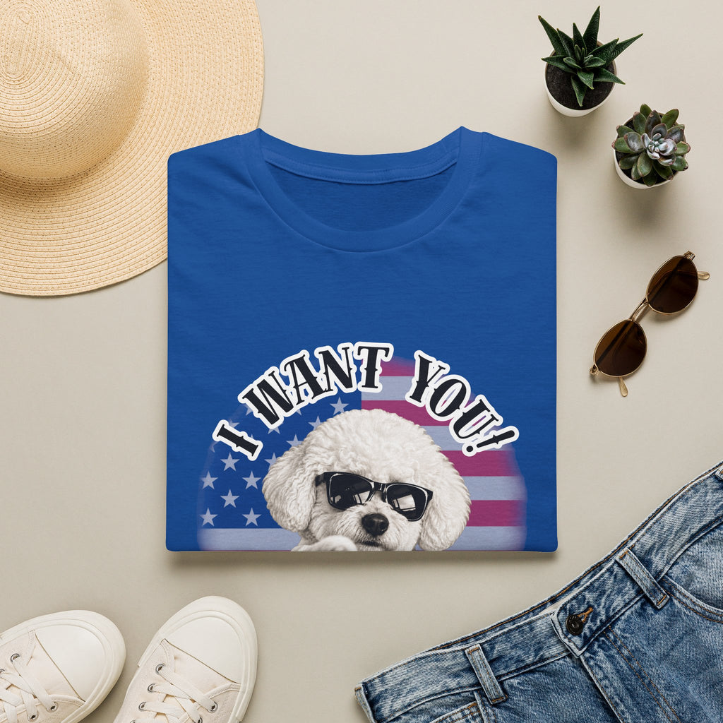 I WANT YOU!...To Drop The Sausage! – Bichon Frise - Supersoft Unisex T-shirt