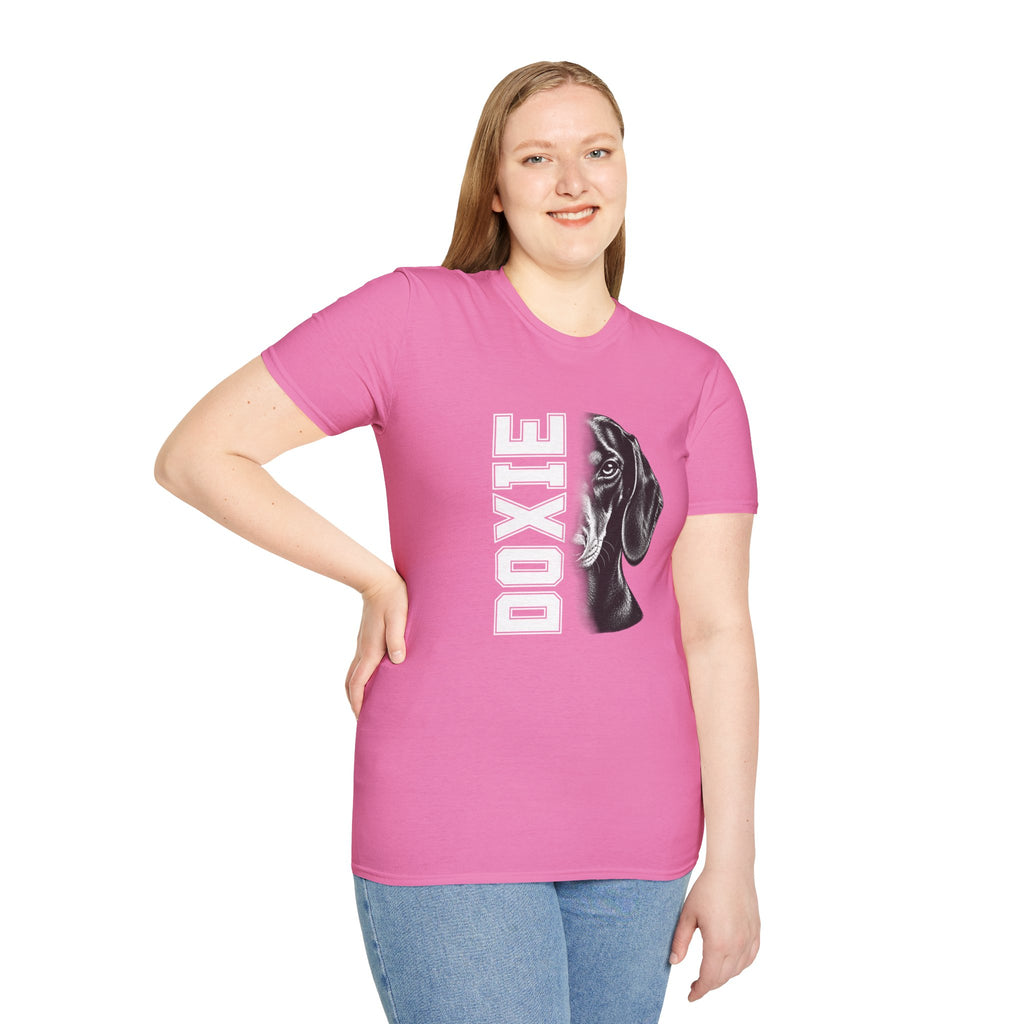 Dachshund On Duty - Supersoft Unisex T-shirt