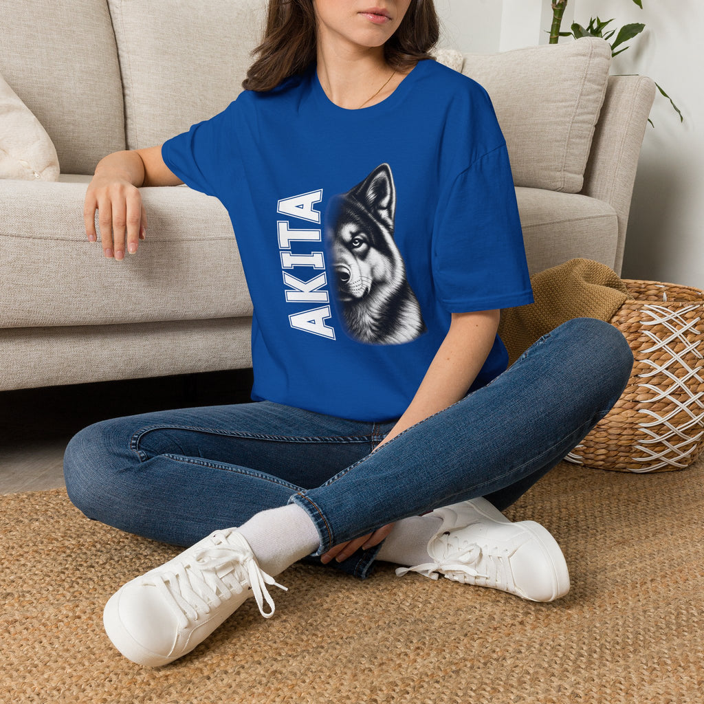 Akita On Duty - Supersoft Unisex T-shirt