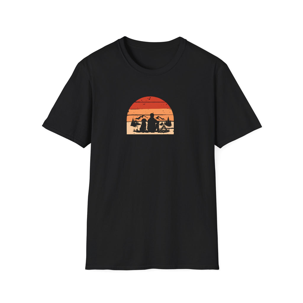 Campfires, Mountains & My Best Friend –  Supersoft Unisex T-Shirt