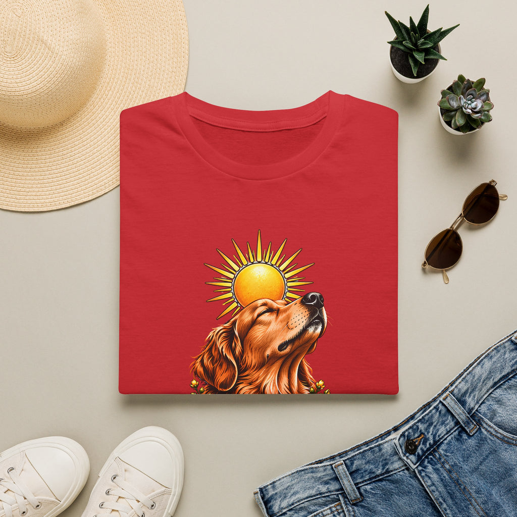 Faith Leads the Way - Golden Retriever - Supersoft Unisex T-shirt