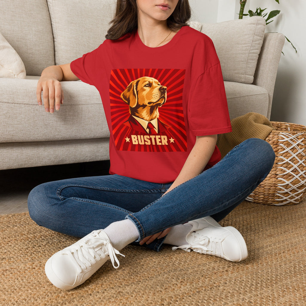 First Comrade Buster – Supreme Leader of the Biscuit Revolution - Supersoft Unisex T-shirt