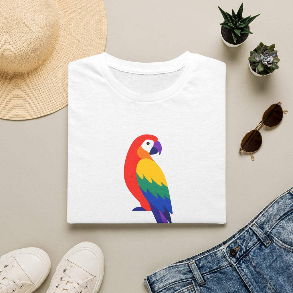 Colorful Parrot Pop Art –  Supersoft Unisex T-Shirt