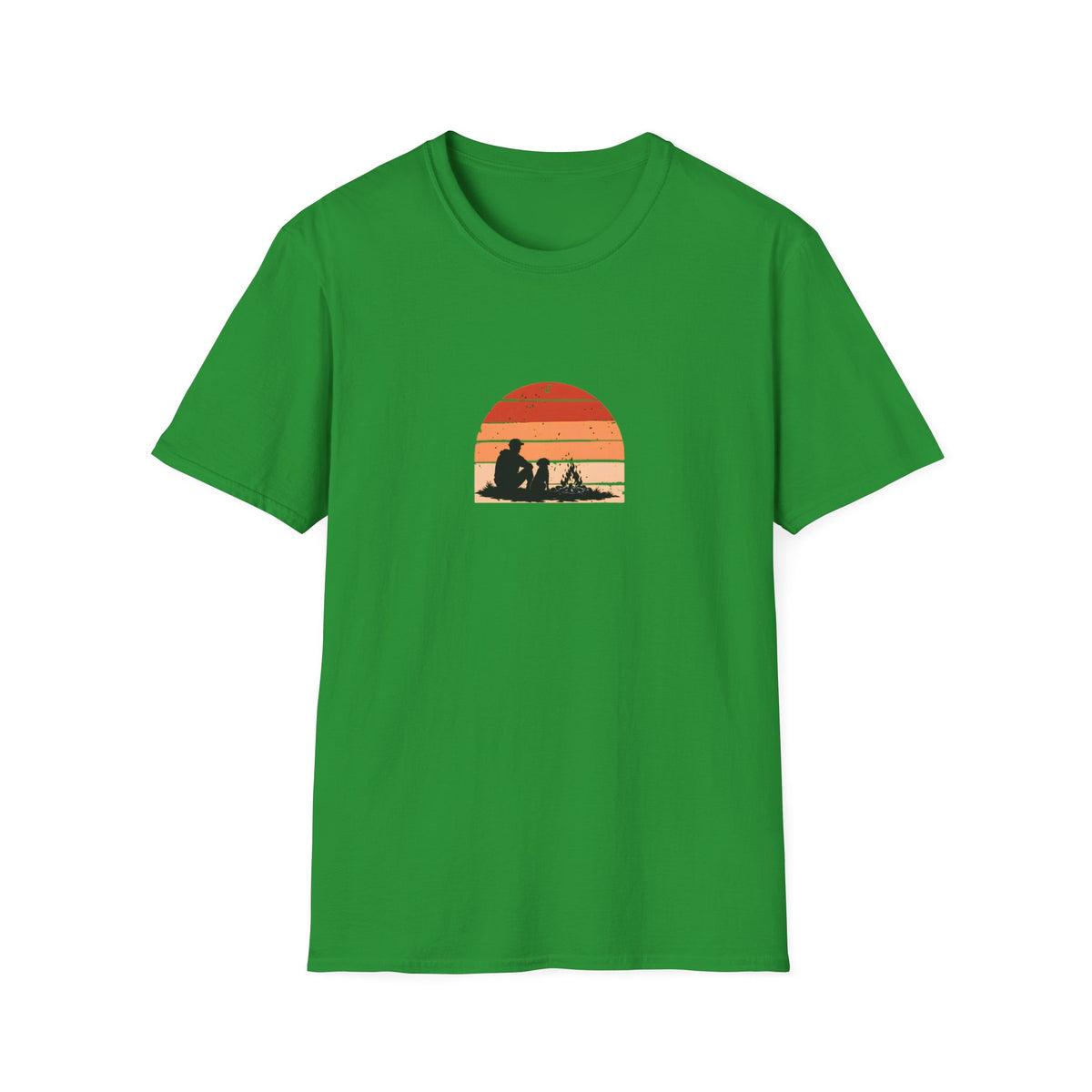 Campfire, Dog & Absolutely Nowhere Else to Be –  Supersoft Unisex T-Shirt