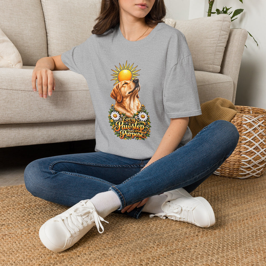 Every Pawstep Has Purpose - Labrador - Supersoft Unisex T-shirt