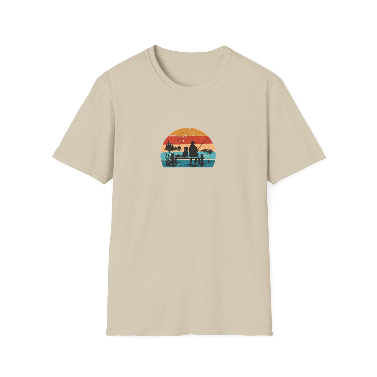 Gone Fishing…With My Best Friend –  Supersoft Unisex T-Shirt