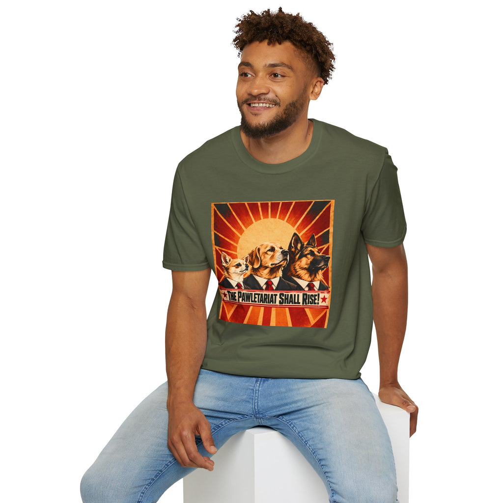The Pawletariat Shall Rise! – The Great Biscuit Revolution - Supersoft Unisex T-shirt