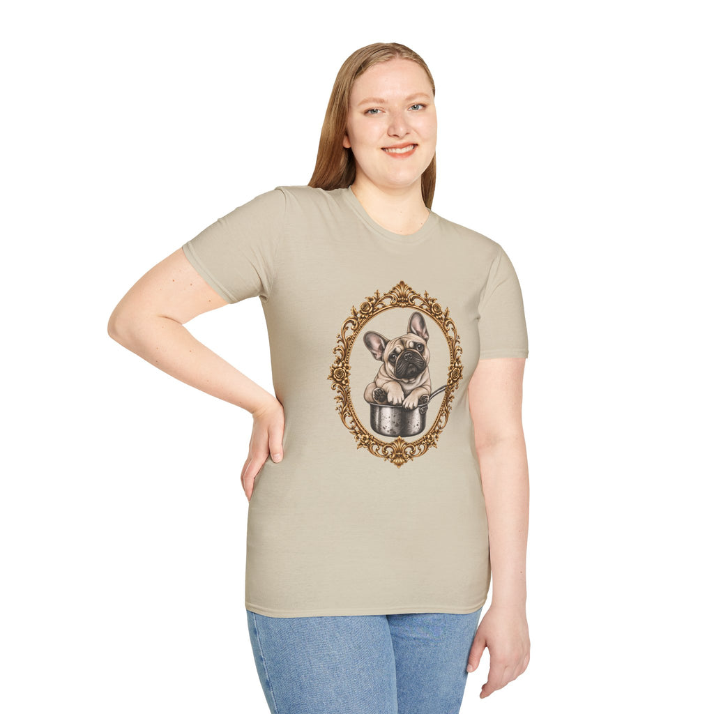 The Duke of Dinner – French Bulldog - Supersoft Unisex T-shirt