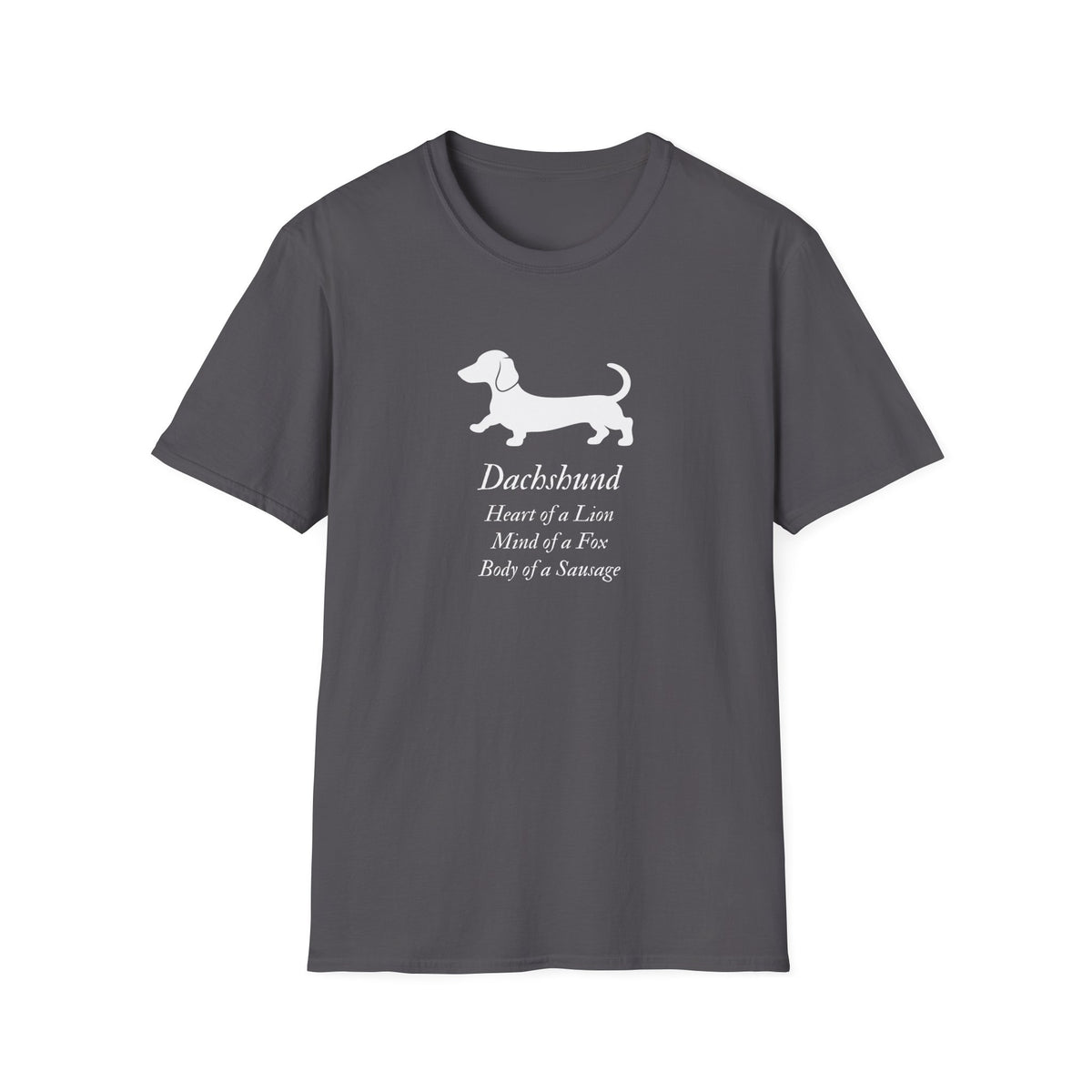 Heart of a Lion - Dachshund – Supersoft Unisex T-Shirt