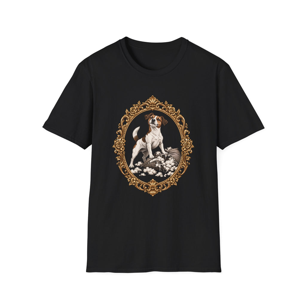 Sir Jack of the Shredded Cushion – Jack Russell - Supersoft Unisex T-shirt