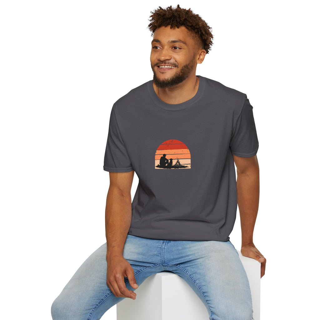 Campfire, Dog & Absolutely Nowhere Else to Be –  Supersoft Unisex T-Shirt
