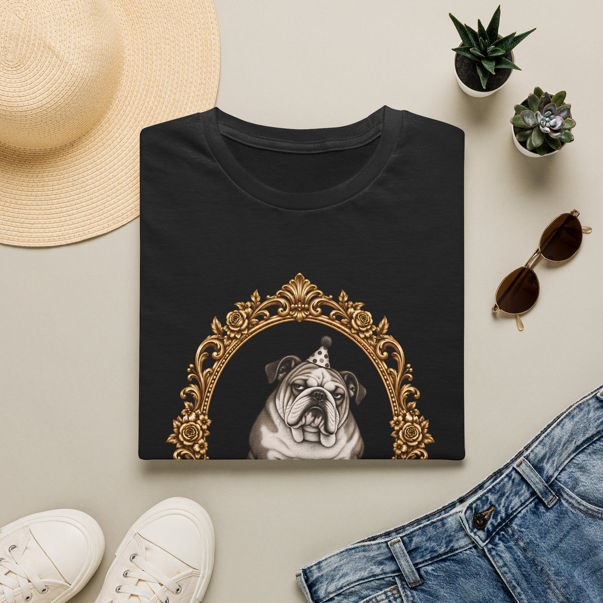 The Reluctant Party Animal – British Bulldog - Supersoft Unisex T-shirt