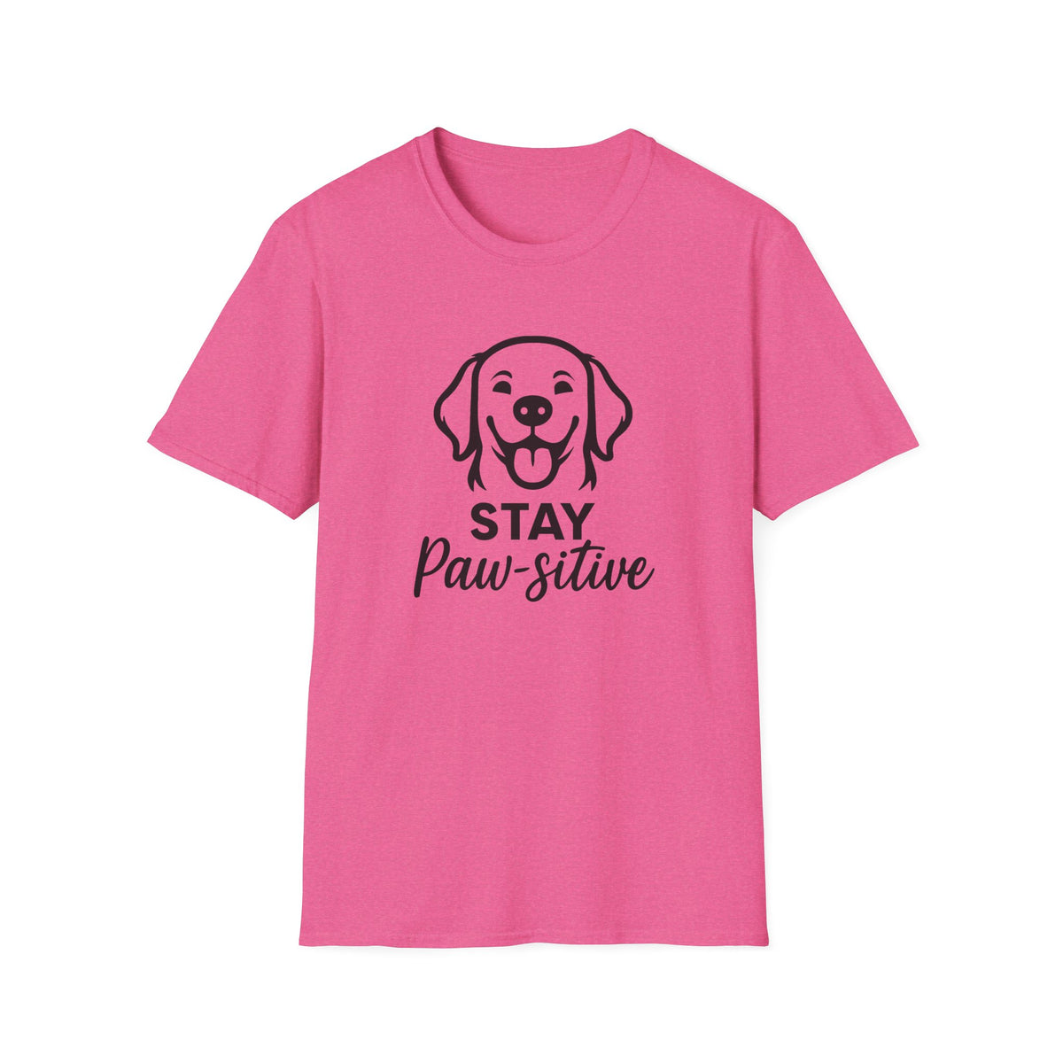 Stay Paw-sitive Labrador –  Supersoft Unisex T-Shirt