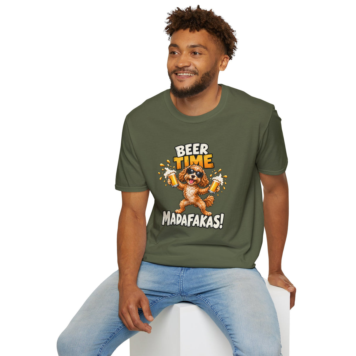 Beer Time, Madafakas! – Cockapoo - Supersoft Unisex T-shirt