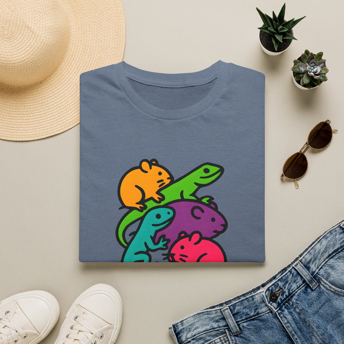 Colourful Animals –  Supersoft Unisex T-Shirt
