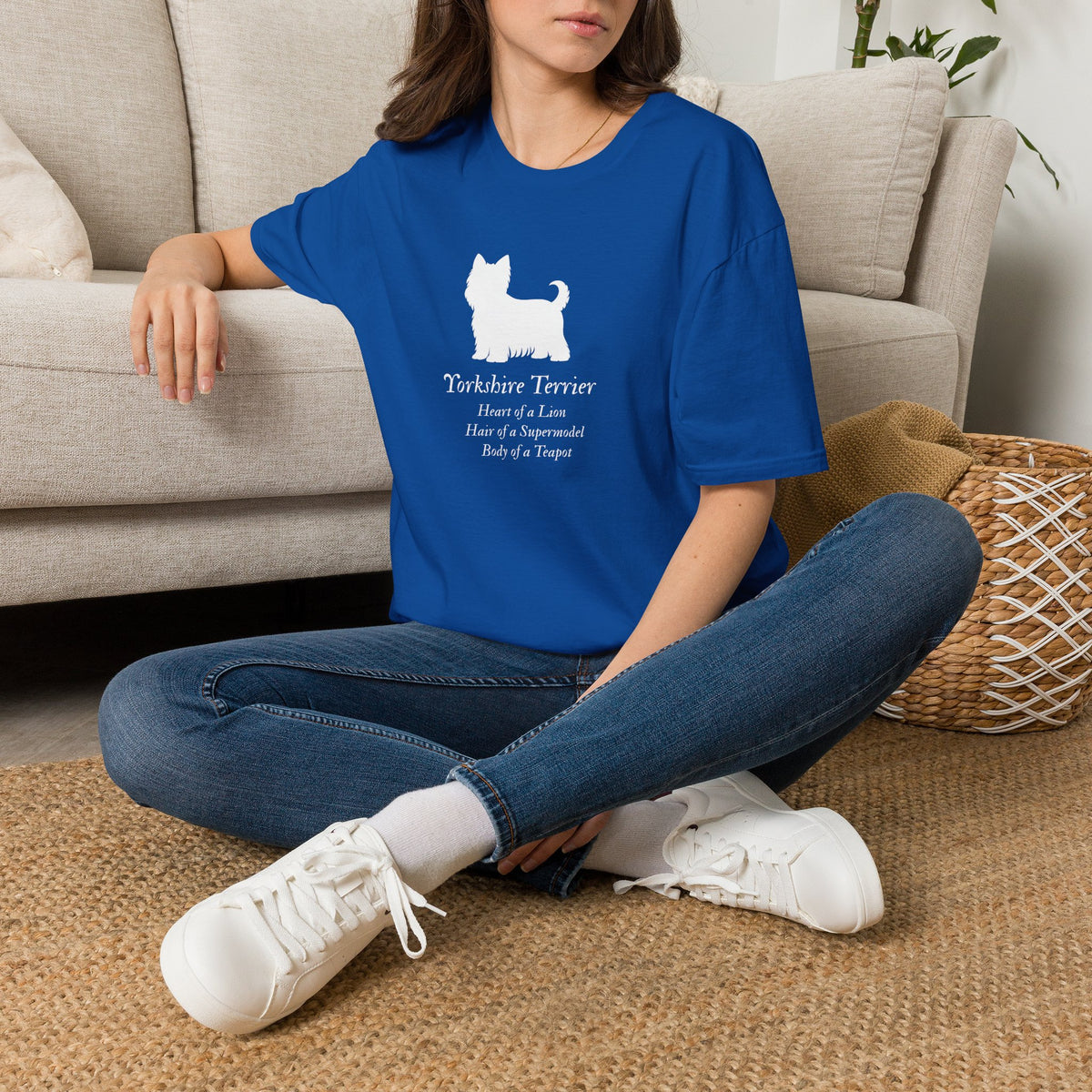 Heart of a Lion - Yorkshire Terrier – Supersoft Unisex T-Shirt