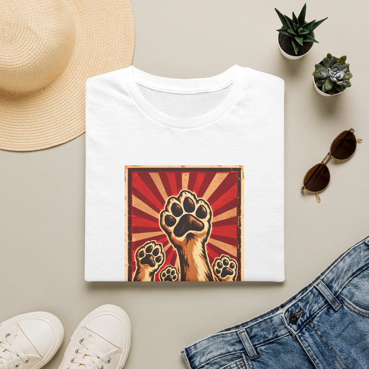 Revolution: Wake Up and Bark! - The Great Canine Uprising - Supersoft Unisex T-shirt