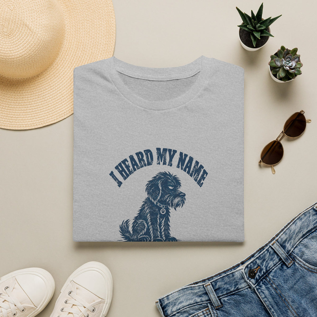 Grumpy Dog - I Heard My Name I Chose Not to Respond –  Supersoft Unisex T-Shirt