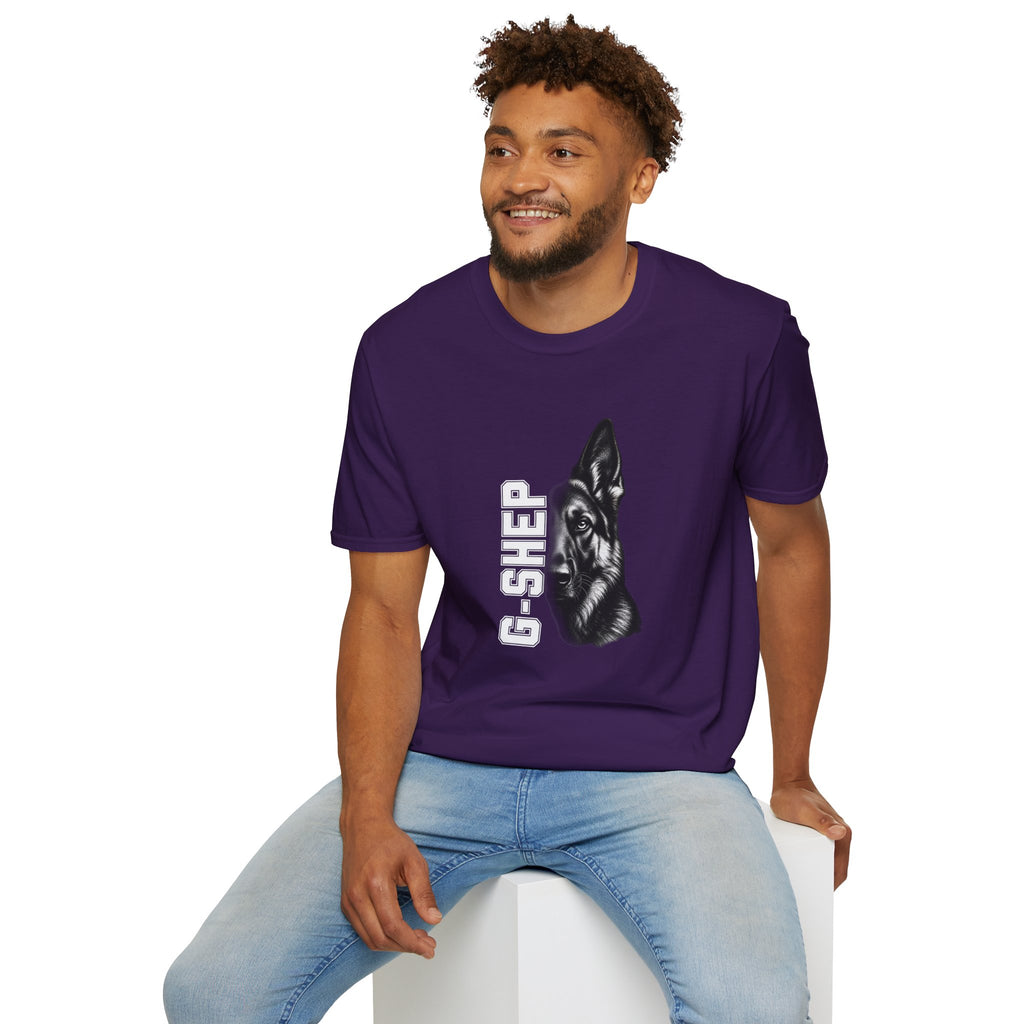 German Shepherd On Duty - Supersoft Unisex T-shirt