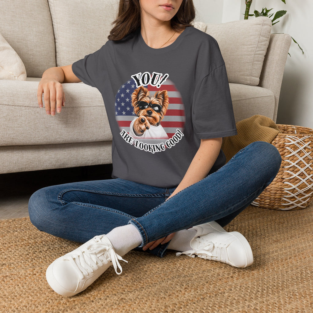 YOU!...Are Looking Good! – Yorkshire Terrier - Supersoft Unisex T-shirt