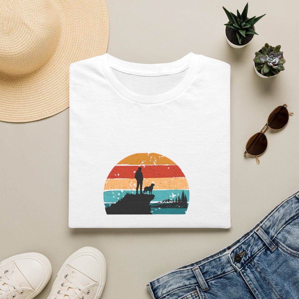 The Best View Comes With a Dog –  Supersoft Unisex T-Shirt