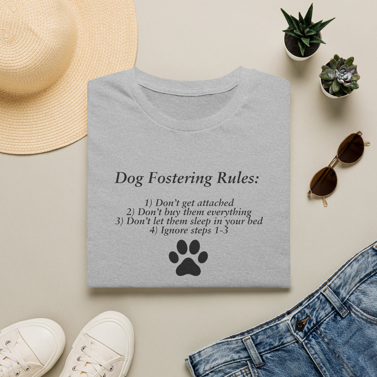 Foster Fail Club – Dog Fostering Rules –  Supersoft Unisex T-Shirt