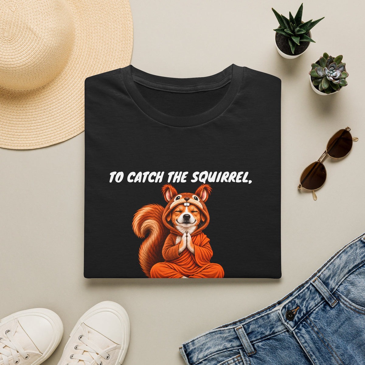 Good Boy's Guide to Enlightenment – To Catch the Squirrel –  Supersoft Unisex T-Shirt