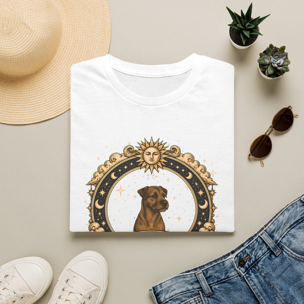 Zodiac Sagittarius Border Terrier - Dog Horoscope Star Sign - Supersoft Unisex T-shirt