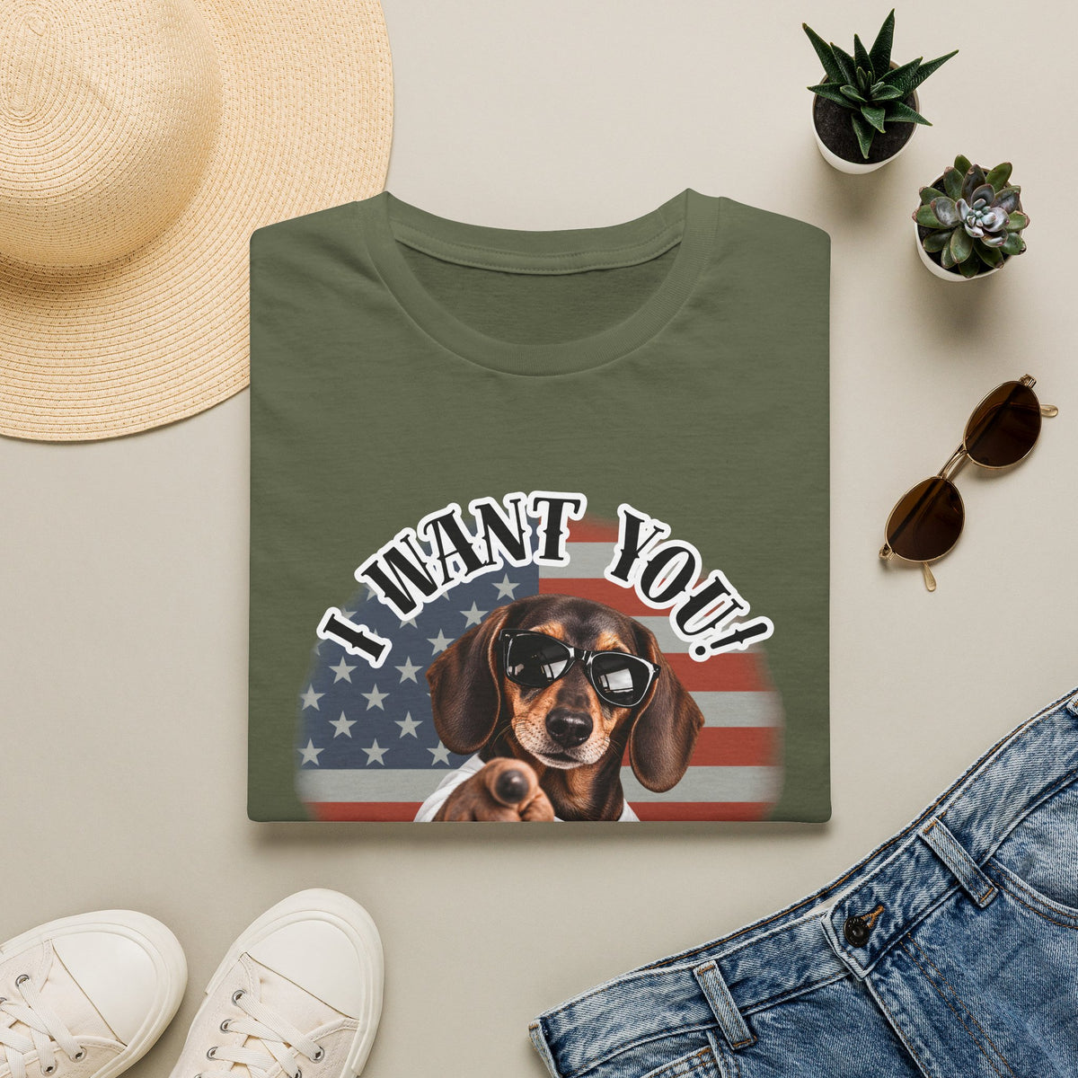 I WANT YOU!...To Throw the Ball! – Dachshund - Supersoft Unisex T-shirt