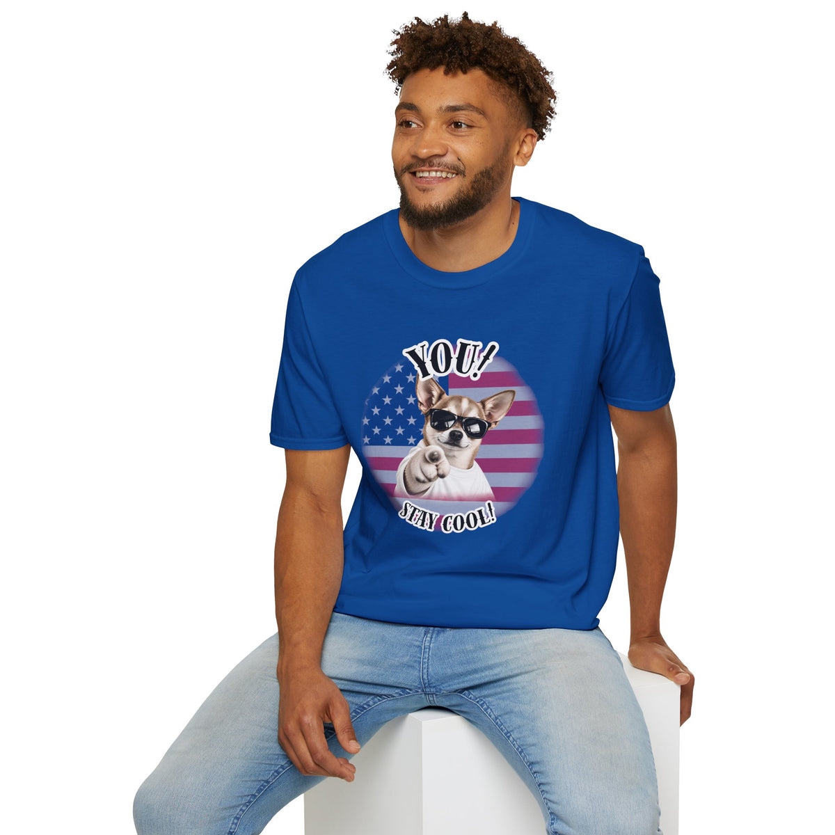 YOU!...Stay Cool! – Chihuahua - Supersoft Unisex T-shirt