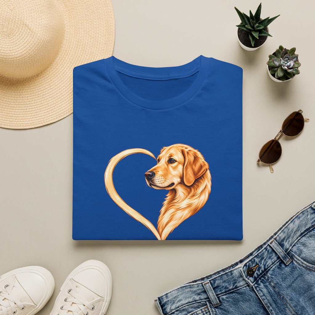 A Heart of Gold - Golden Retriever - Supersoft Unisex T-shirt